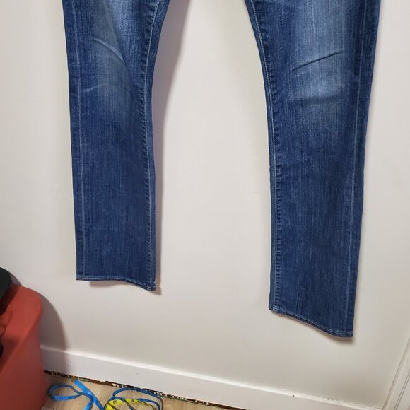 AG ADRIANO GOLDSCHMIED Tomboy Relaxed Straight Leg Jeans Low Rise Women 26 x 33" - Picture 5 of 14